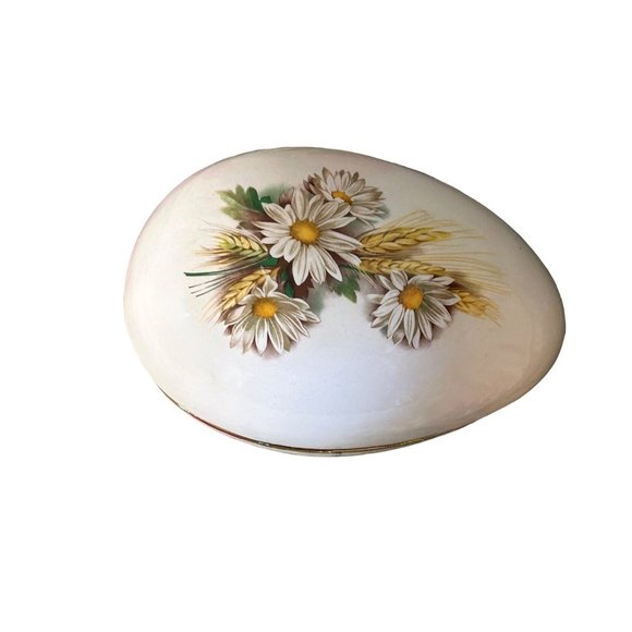 Vintage Ceramic Easter Egg Candy Dish - Signed by Bromwell - Picture 3 of 6